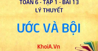 Ước là gì? Bội là gì? Cách tìm Ước và Bội - Toán 6 bài 13 tập 1
